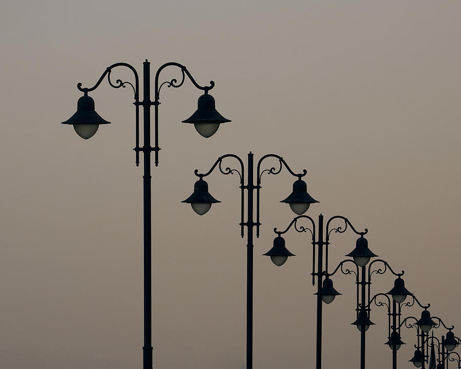Street Lamps Photograph by Alessandro Mari