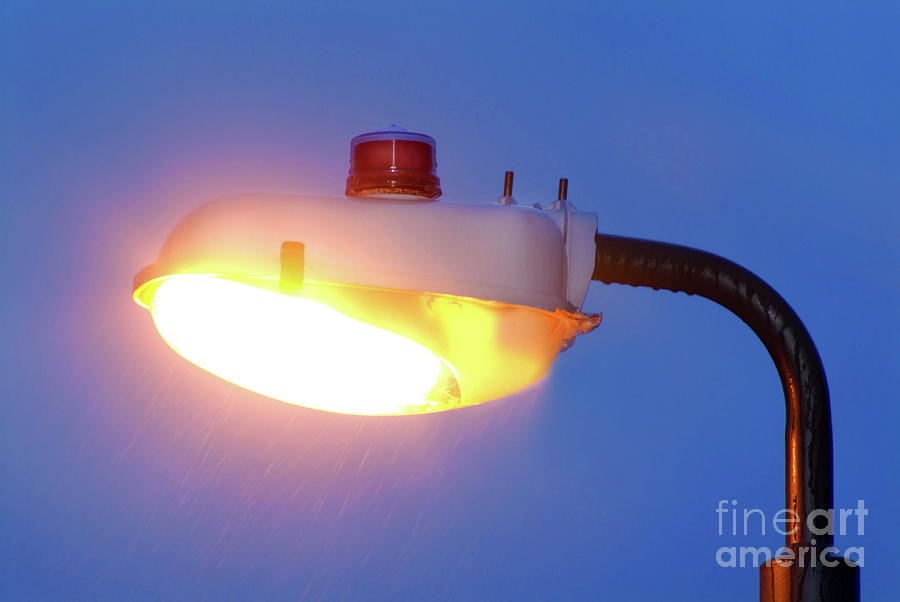 Street Lighting With Photoelectric Switch Photograph by Martyn F. Chillmaid/science Photo Library