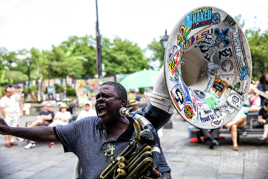 Street Musician French Quarter New Orleans Photograph By Felix Lai   Street Musician French Quarter New Orleans Felix Lai 