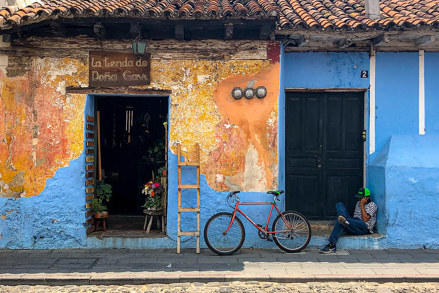 City Photograph - Street Of Antigua Guatemala by Andrea Nero