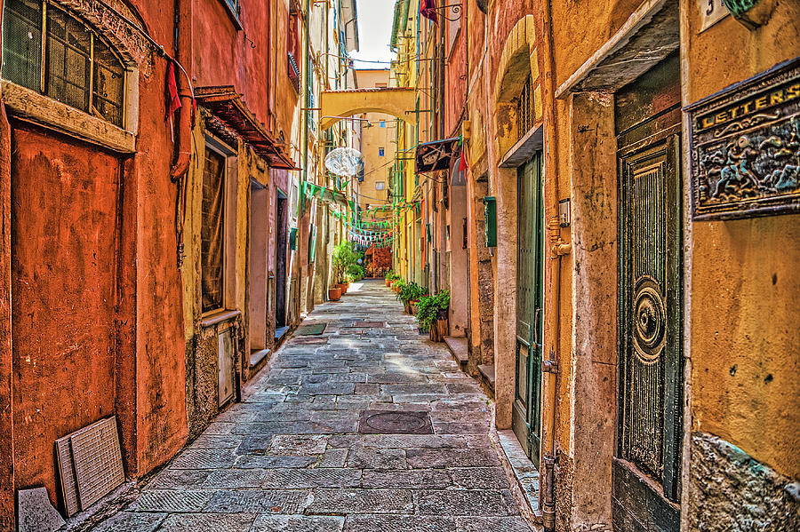 Street Of Mediterranean Village Photograph by Vivida Photo PC
