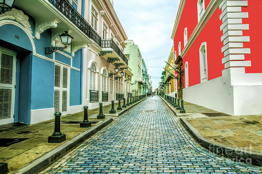 Street Of Old San Juan, Puerto Rico Photograph by Felix Lai