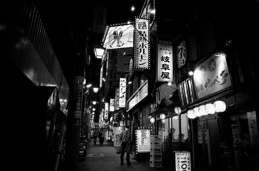 Sign Photograph - Street Of The World @ Tokyo by Tsunoda Takeshi