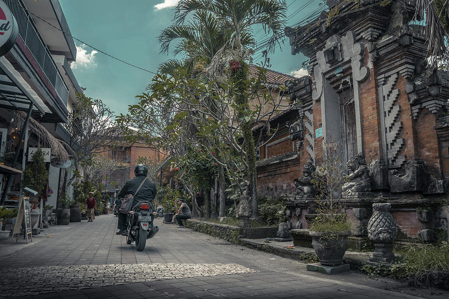 City Photograph - Street of Ubud by Cyril Mouty