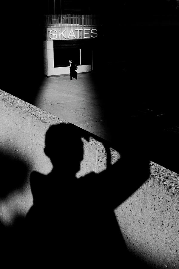 Black And White Photograph - Street Photographer by Jian Wang