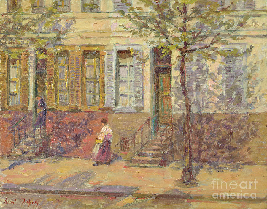 Street Scene, 1912 Painting by Henri Duhem