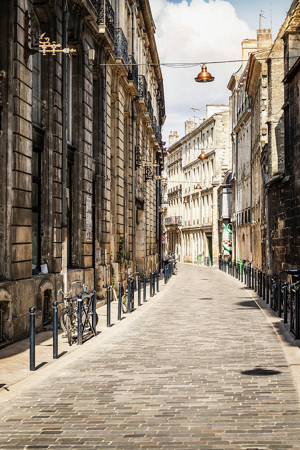 Architecture Digital Art - Street Scene, Bordeaux, Aquitaine, France by Manuel Sulzer