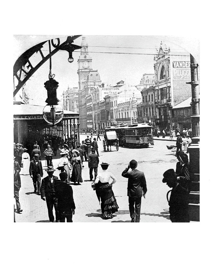 Street Scene In Bourke Street Looking Photograph by Archive Photos