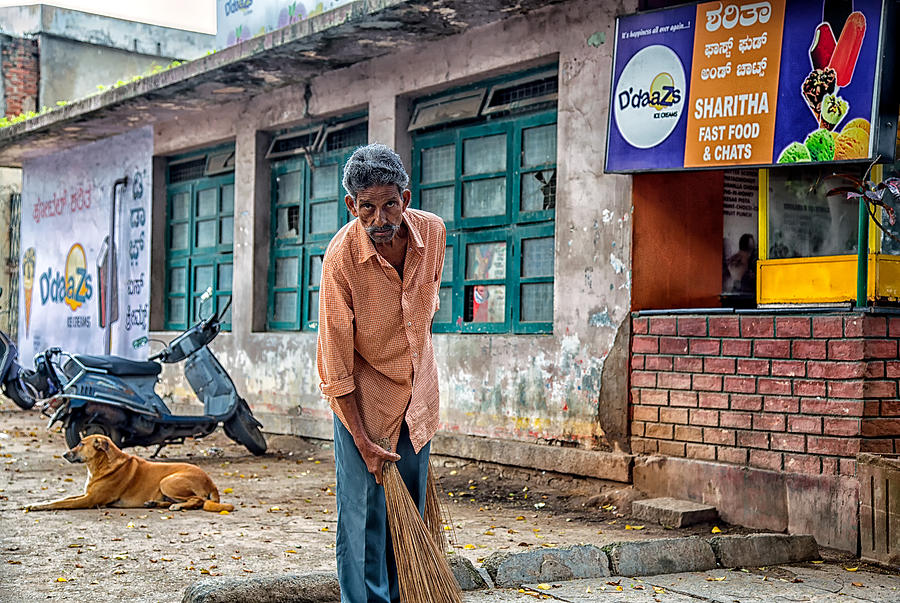 Street Sweeper Photograph by John Hoey