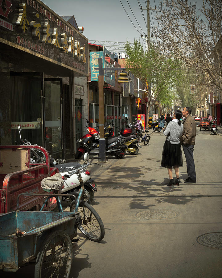 Streets of Dunhuang Gansu China Photograph by Adam Rainoff