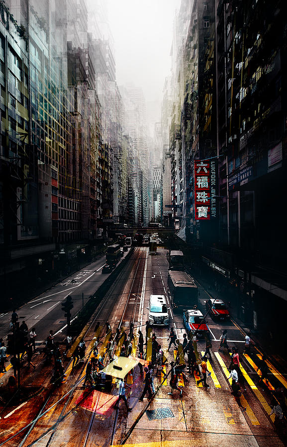 Hong Kong Photograph - Streets Of Hong Kong by Carmine Chiriac