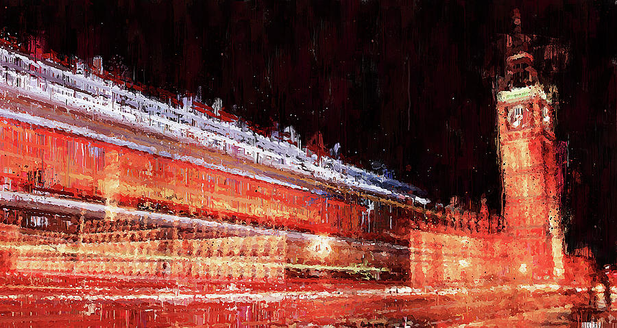 Streets of London - 12 Painting by AM FineArtPrints