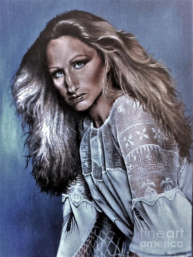 Streisand Painting by Georgia Doyle