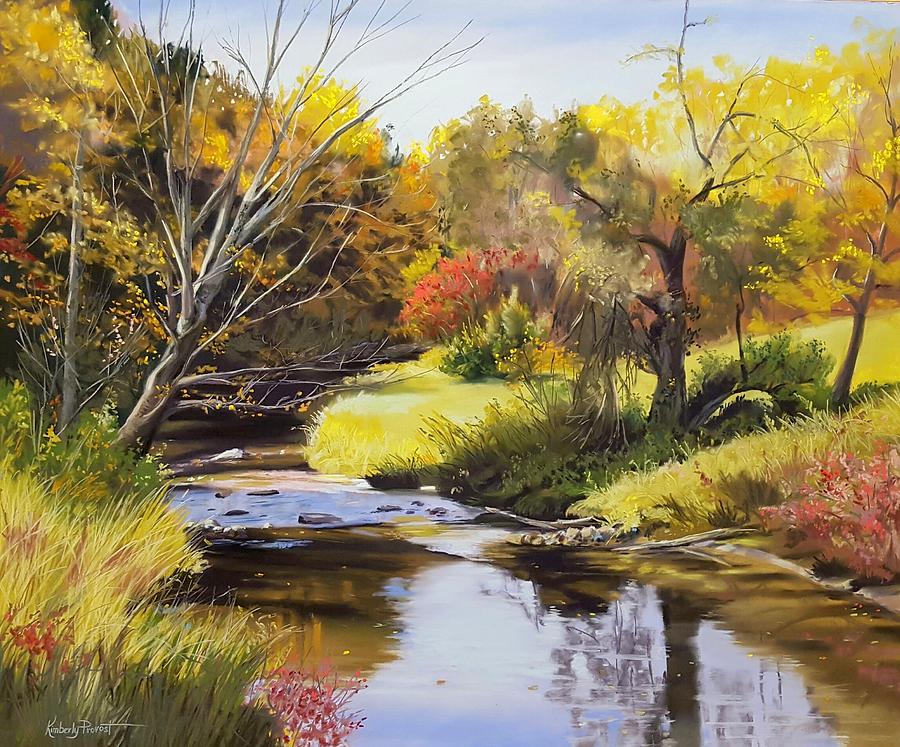 Stretch of Calm Water Pastel by Kimberly Provost | Fine Art America