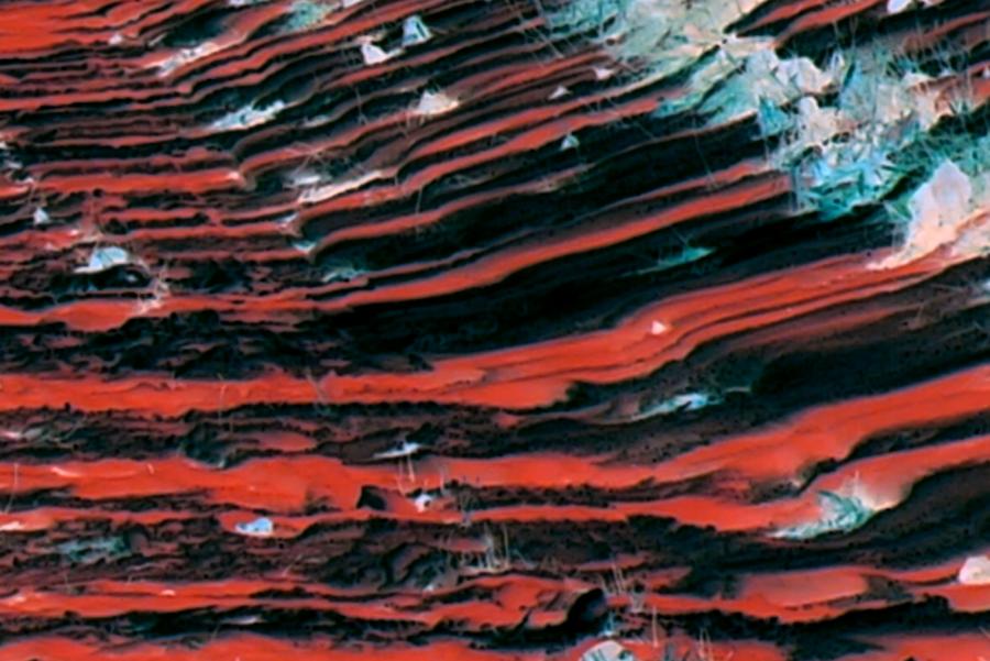 Striations 1 in Red by AJP Striations 1 in Red by AJP