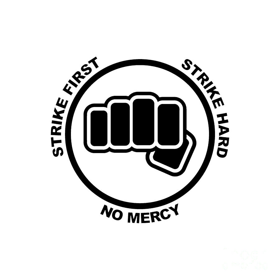 Cobra Kai Logo Type (Karate Kid) Strike Hard Strike First No Mercy Diecut  MAGNET