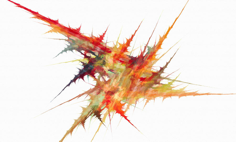 Strike Magnitude Multicolor Digital Art by Don Northup