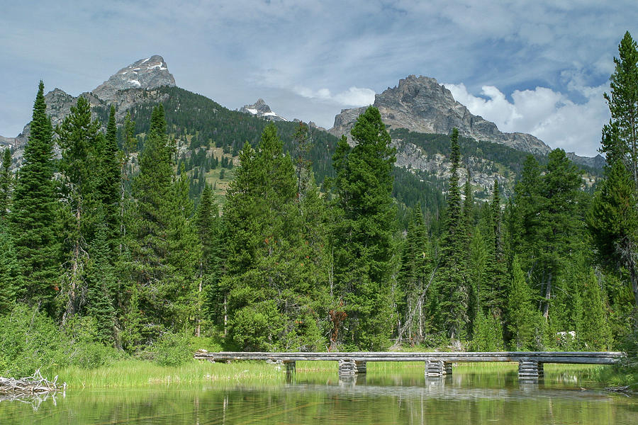 String Lake and bridge Photograph by Ronnie And Frances Howard