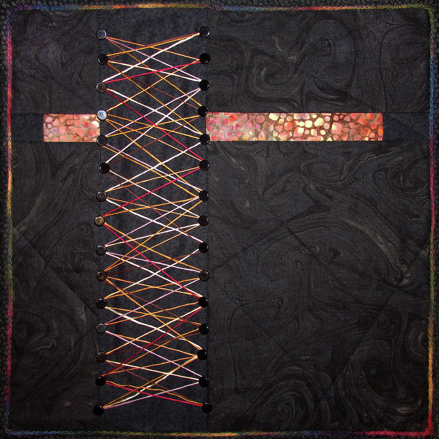 String Theory Tapestry - Textile by Pam Geisel