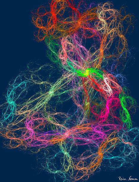 String Theory Digital Art by Rein Nomm