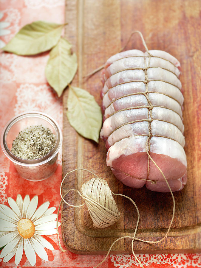 Stringing A Roast Photograph by Perrin - Fine Art America