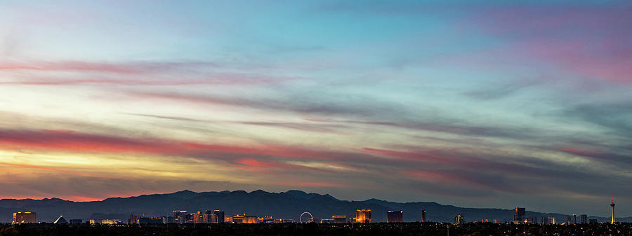 Strip Sunset Photograph by James Marvin Phelps