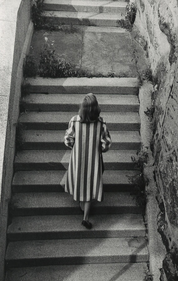 Striped Coat Photograph by Nina Leen