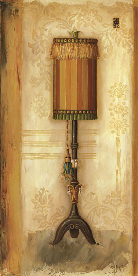 Striped Lamp Painting by Lisa Audit