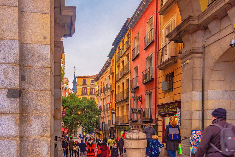 Strolling Through Madrid  Photograph by Steven Ainsworth
