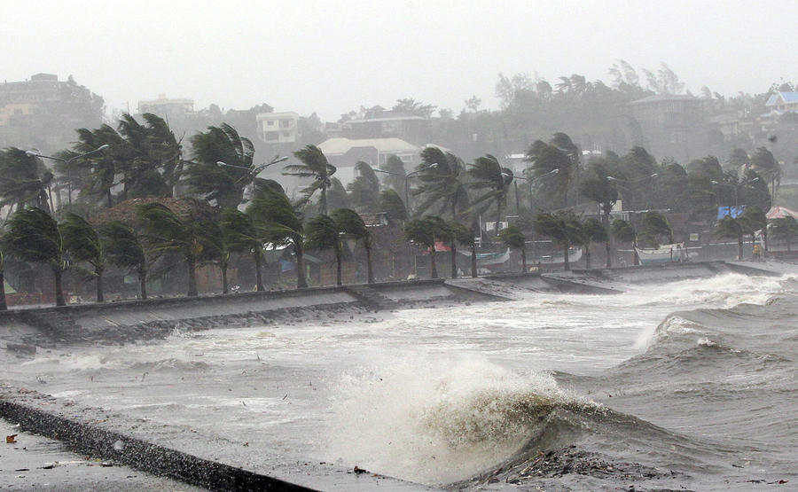 Strong Winds and Waves Brought Photograph by Stringer Philippines ...