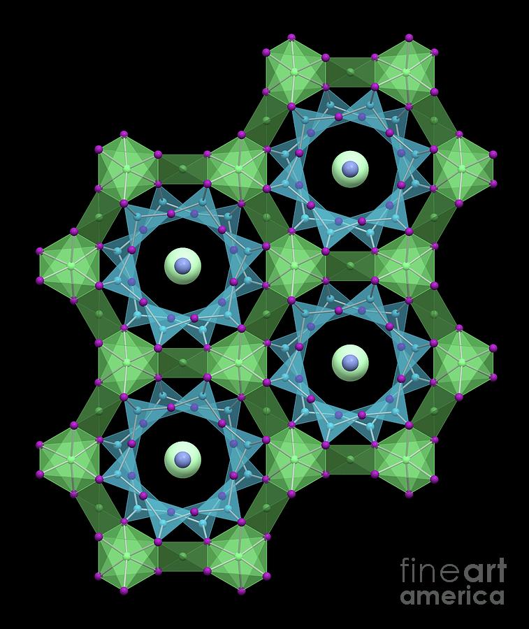 Structural Symmetry Of An Emerald Photograph by Greg Williams/science Photo Library