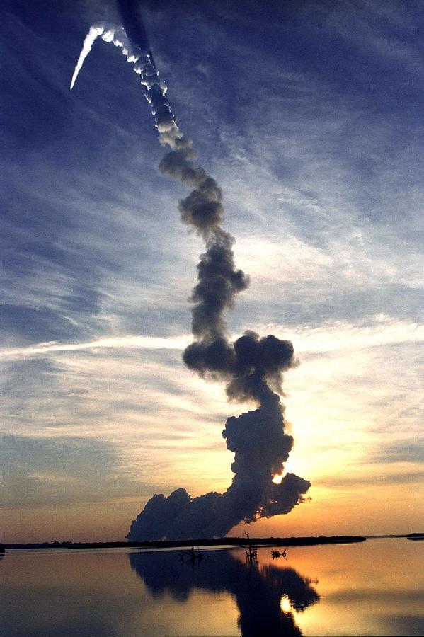 STS-96 Launch Painting by Celestial Images