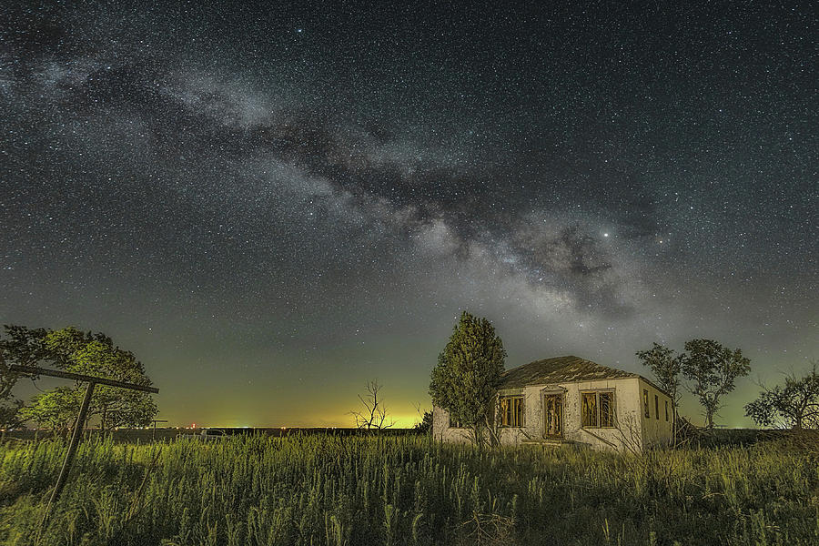 Stucco and Stars Photograph by James Clinich