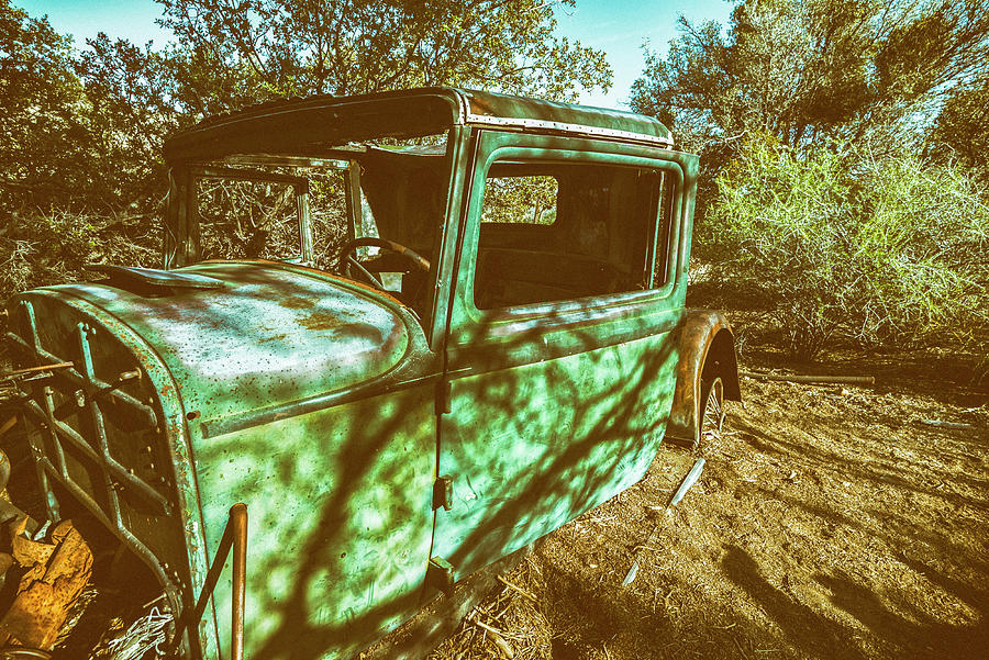 Vintage Car Joshua Tree National Park Photograph by Joseph S Giacalone