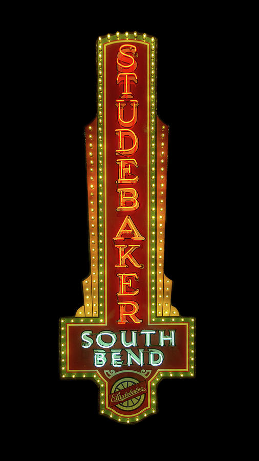 Studebaker Neon Sign Photograph by Susan Rissi Tregoning