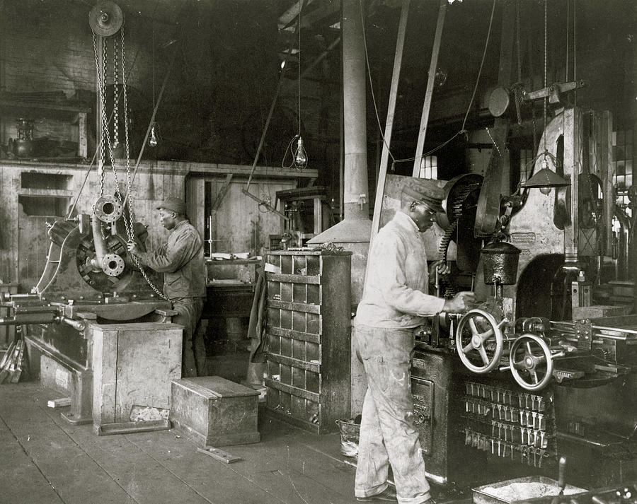 Student shipbuilders at Newport News, Virginia Painting by Unknown ...