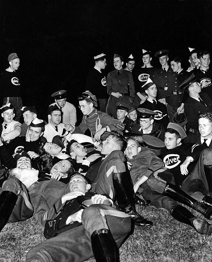 Students Of Culver Military Academy Photograph by Alfred Eisenstaedt