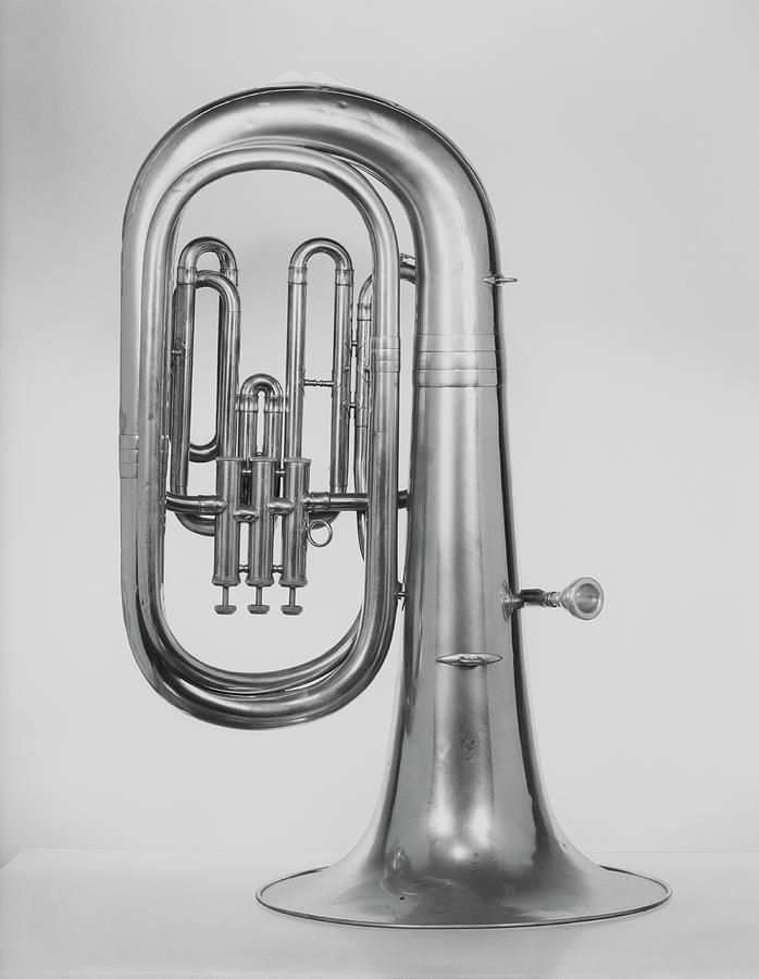 Studio Shot Of Euphonium Photograph by George Marks