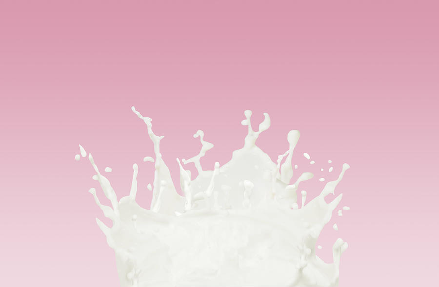 Studio Shot Of Milk Splash Photograph by Visage