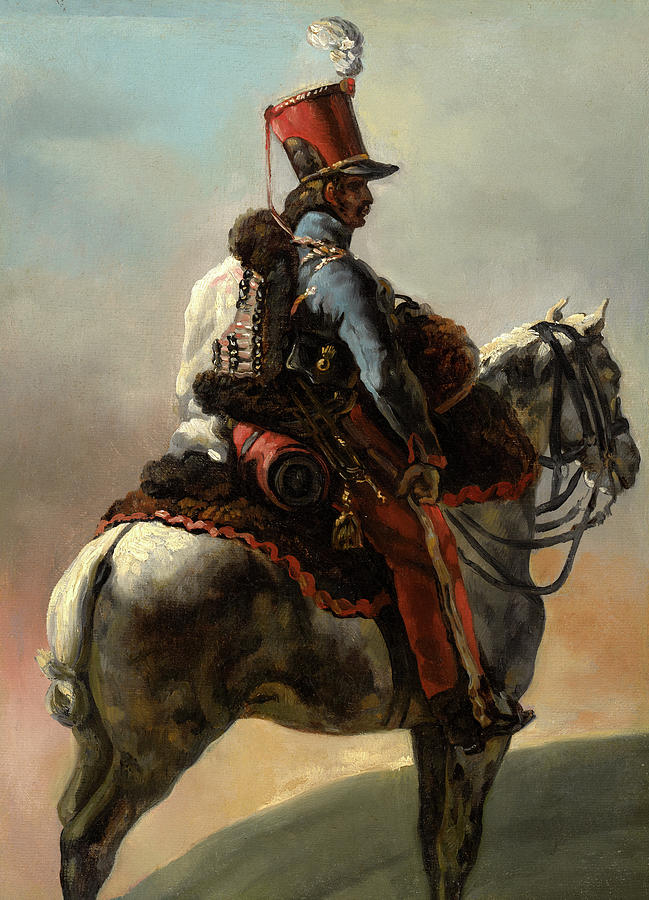 Study after Trumpeter of the Hussars, 1827 Painting by Theodore ...