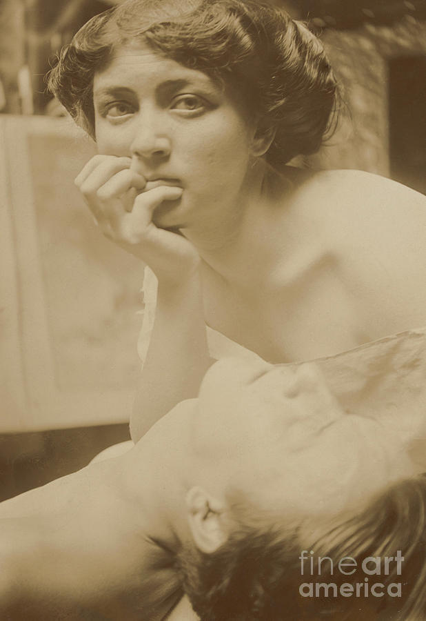 Alphonse Marie Mucha Photograph - Study for a decorative panel, 1908 by Alphonse Marie Mucha