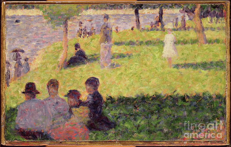 Arts Painting - Study For a Sunday Afternoon On The Island Of La Grande Jatte by Georges Pierre Seurat