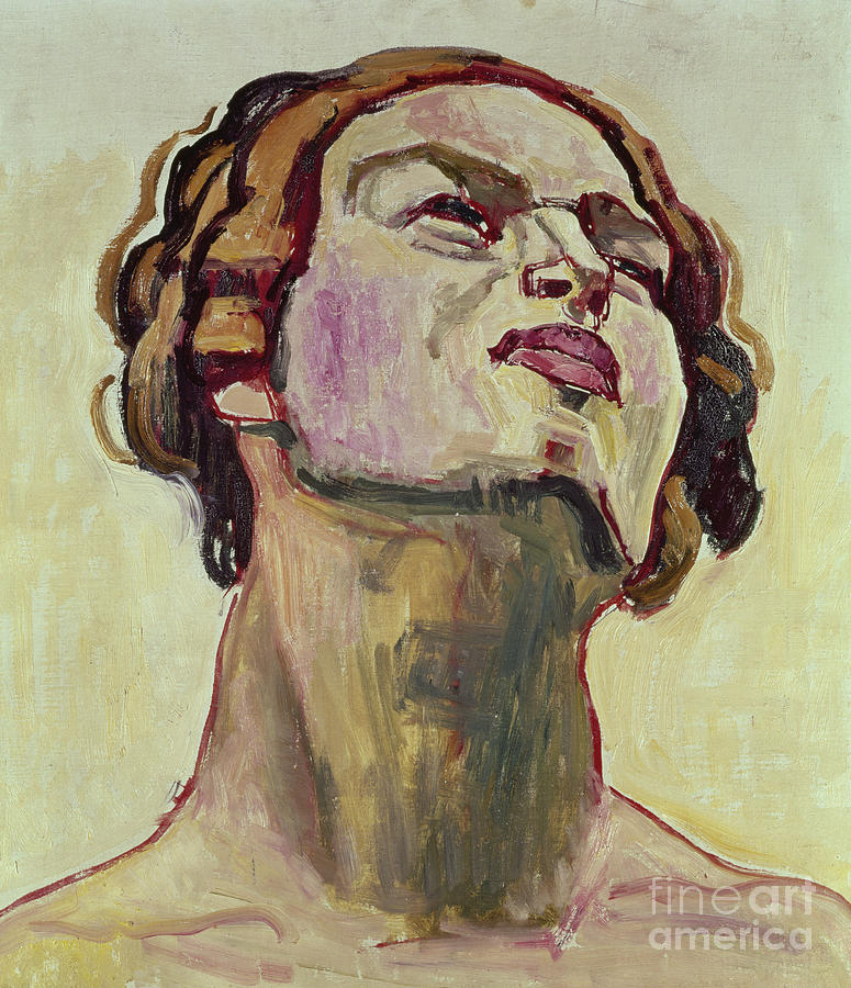 Study For Gaze Into Infinity Painting by Ferdinand Hodler