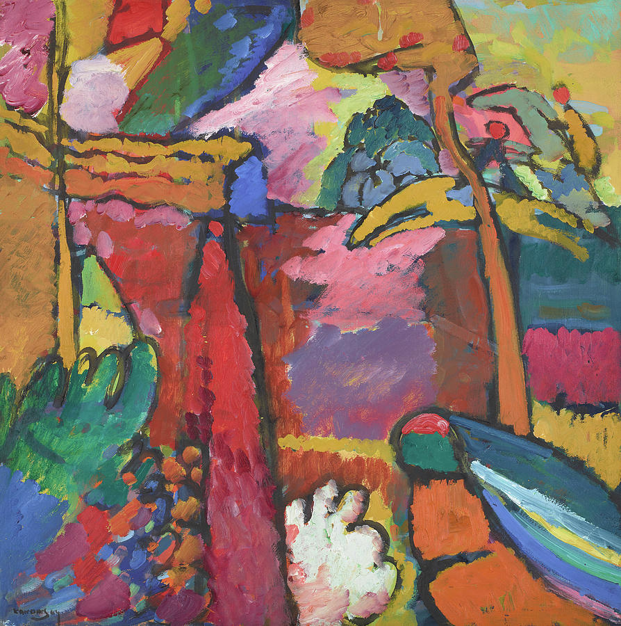 Wassily Kandinsky Painting - Study for Improvisation V, 1910 by Wassily Kandinsky