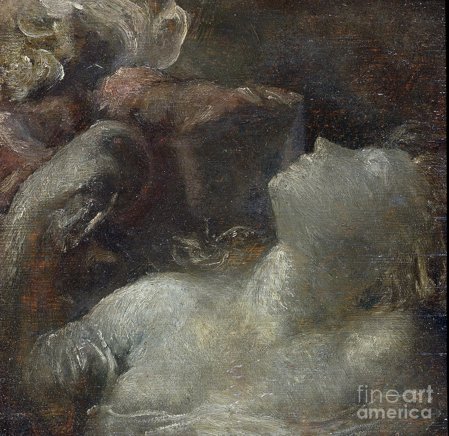 Study For ophelia, C.1870 Painting by George Frederic Watts