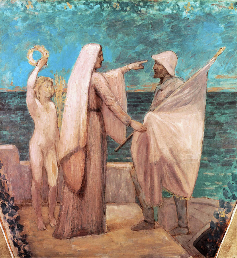 Pierre Puvis De Chavannes Painting - Study For Patriotism - Digital Remastered Edition by Pierre Puvis de Chavannes Pierre Puvis De Chavannes Painting - Study For Patriotism - Digital Remastered Edition by Pierre Puvis de Chavannes