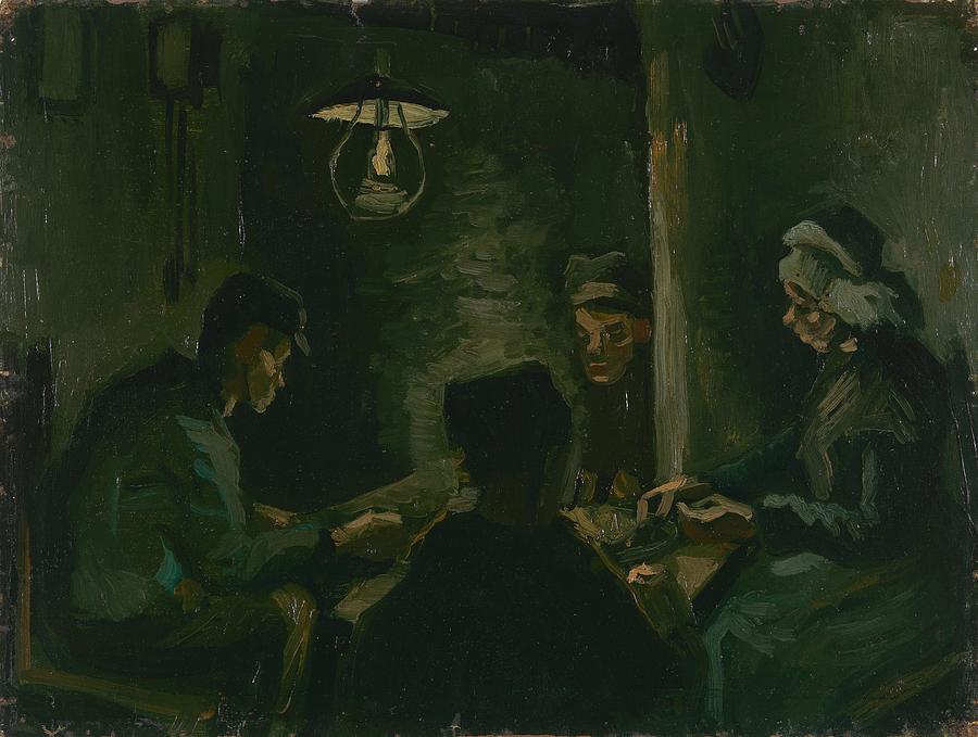Study for The Potato Eaters. Painting by Vincent van Gogh -1853-1890-