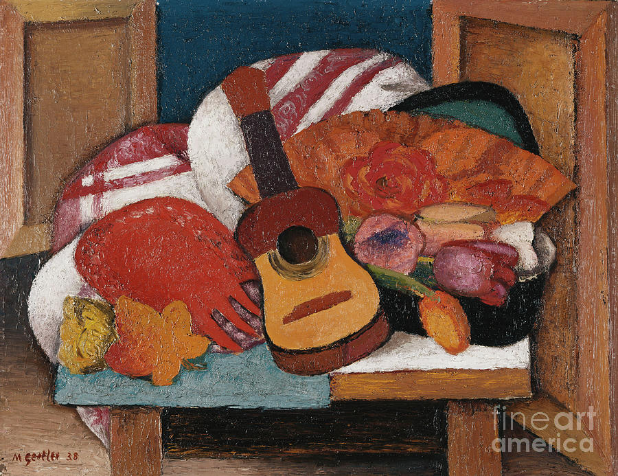 Study For The Spanish Fan, 1938 Painting by Mark Gertler