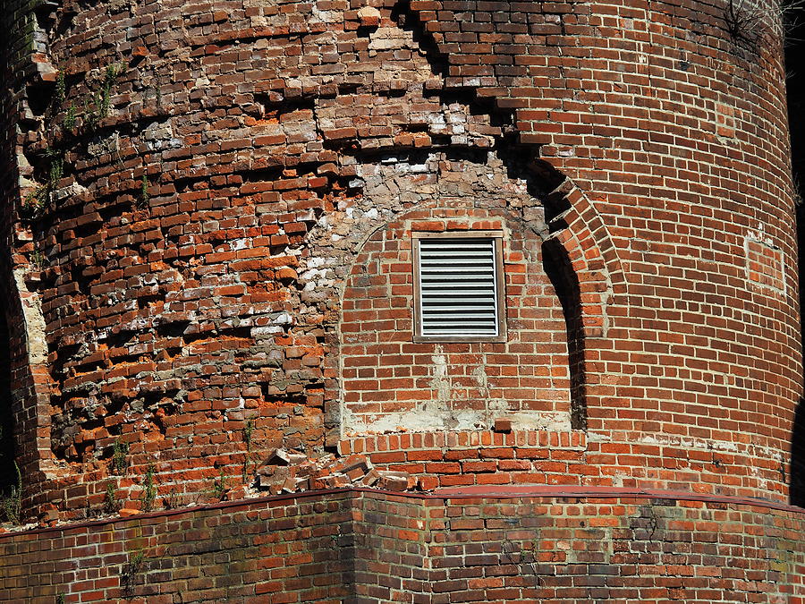 Study in Brick - Cement Kiln Photograph by Jacqueline M Lewis