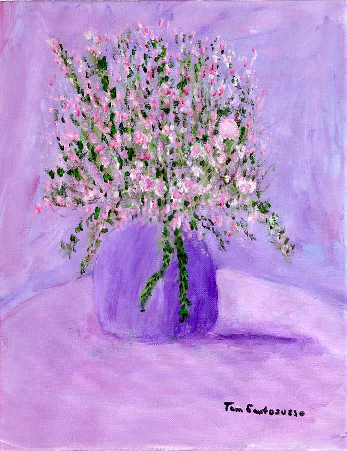 Study in Lavender  Painting by Thomas Santosusso